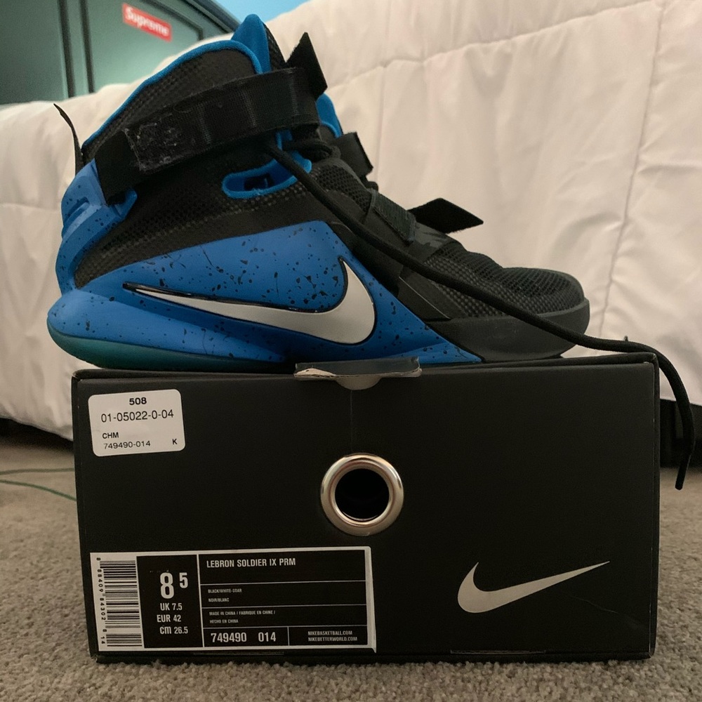 Size 8.5 Lebron Soldier 9 PRM “Soar”